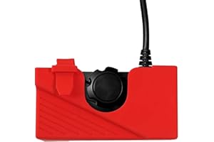 Live Scope Transducer Cover for Garmin LiveScope Plus LVS34 – Red Silicone Shield – Impact Resistant, UV-Proof Travel Case, M