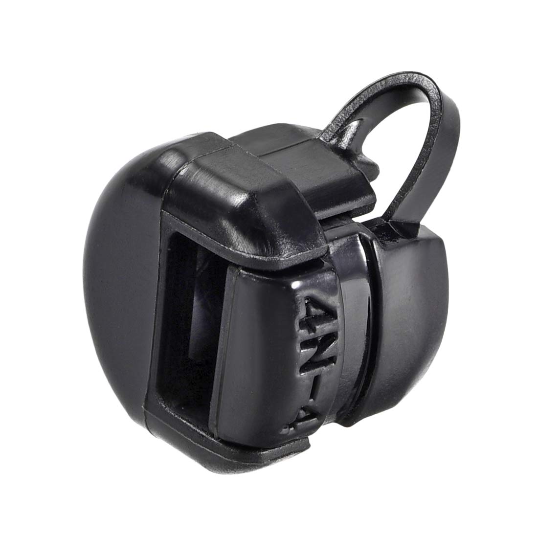 Sourcingmap Round Cable Wire Strain Relief Bush Grommet Black for 3.8-7.6mm Wire 100pcs