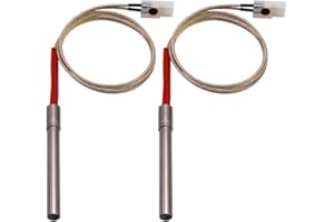 2-Pack Hot Rod Ignitor Kit for PitBoss for Traeger Pellet Grills, 120V 200W 310S Stainless Steel Heating Element with Fuses, 