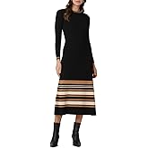 Shoshanna Womens Colorblock Stripe Knit Landon Dress