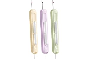 NAILAND Upgraded 2 in 1 Needle Threaders Seam Ripper,Threader for Hand Sewing Sewing Supplies,Stretchable Remover Tool for Hand Sewing,Knitting,Cross Stitch,Embroidery,Thread Removal (3 PCS)