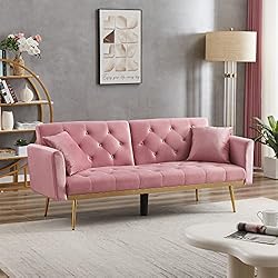 ERYE Upholstered Futon Daybed Loveseat Sofa