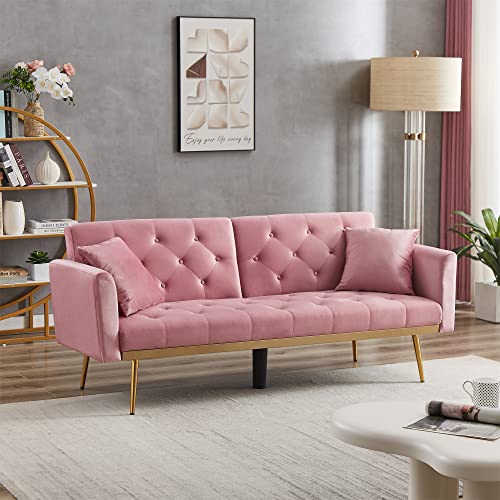 ERYE Upholstered Futon Daybed Loveseat Sofa