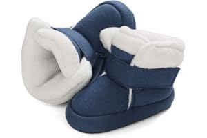 CINDEAR Infant Snow Boots for Girls Boys Soft Sole Anti-Slip Toddler Winter Warm Prewalker Newborn Outdoor Shoes