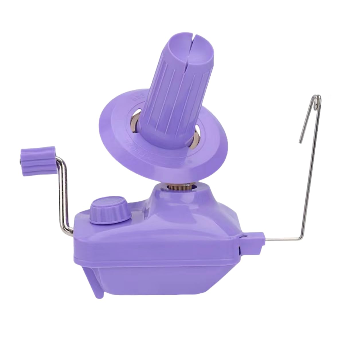 GEIWOGUO Yarn Winder Fiber Yarn String Ball Winder Holder Hand Operated (Purple)