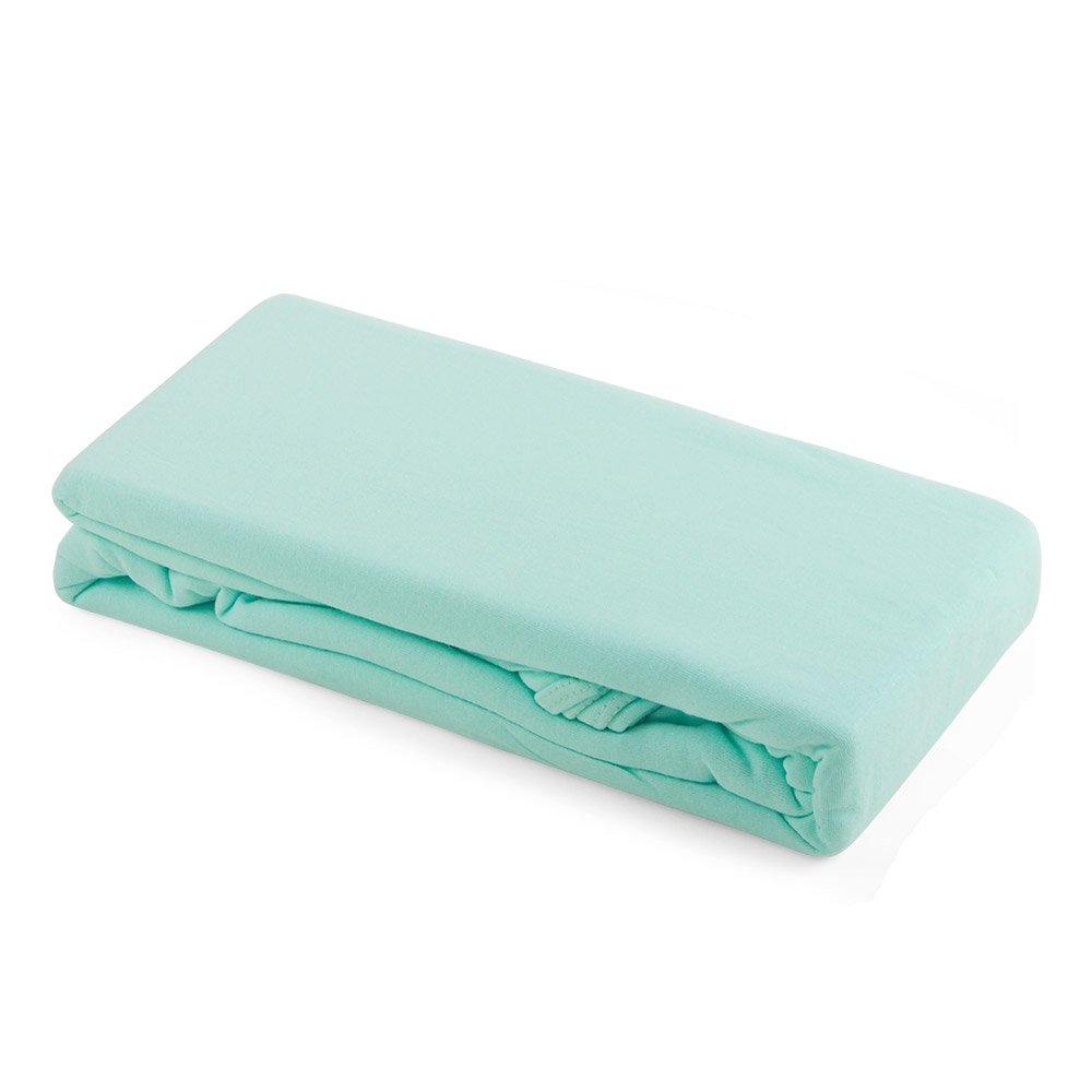 Junior Joy Cot Bed Duvet Cover, 100% Cotton, for Baby and Toddler, Super Soft, 110cm x 130cm - Mint