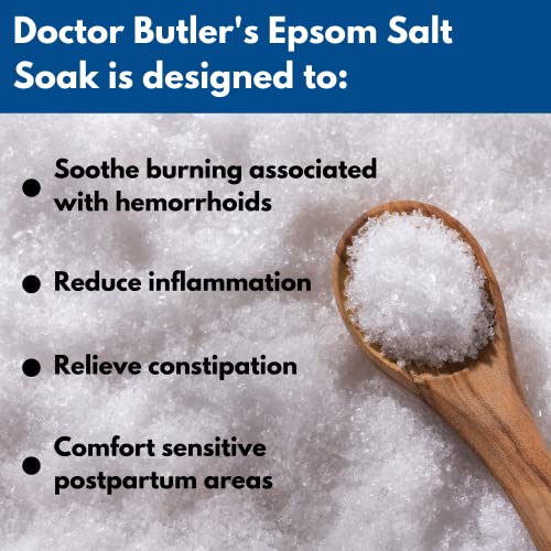 Doctor Butler’s Epsom Salt Soak Sitz Bath Salts for Hemorrhoids