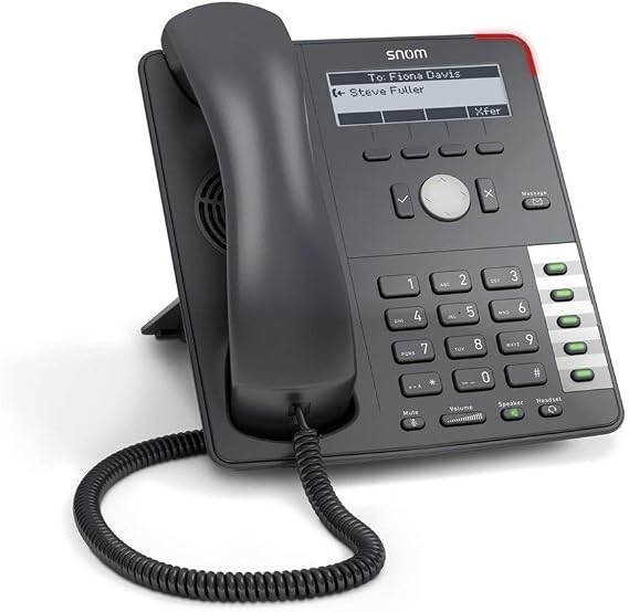 Téléphone VoIP SNOM 710 Reconditionné - 4 Lignes SIP, écran Rétroéclairage, PoE - Professionnel