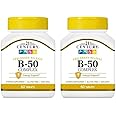 21st Century B 50 Complex Prolonged Release Tablets, 60 Count (Pack of 2)