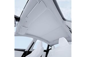 VION Tesla 2026-2025 Model Y Roof Sunshades - Precision Fit, No Sagging, Full Blackout (2026-2025 New Model Y)