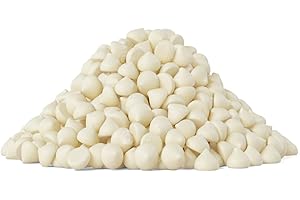 White Chocolate Chips by Cambie | 1,000 Count White Chips | Bake Stable and Chef Quality | Packaged Fresh in a Resealable Pouch (2 lb)