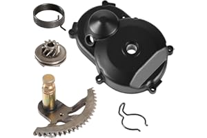 CMIYETO Kick Starter kit + Crankcase for ktm 50cc 65cc SX 2002-2008 Pro JR LC PRO SR Pit Dirt Bikes Engine Side Right Cover Protective Crankcase Cover