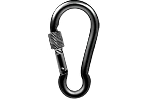 PROND Locking Carabiners, Heavy Duty Carabiner, 316 Stainless Steel Screw Lock Carabiner Hooks