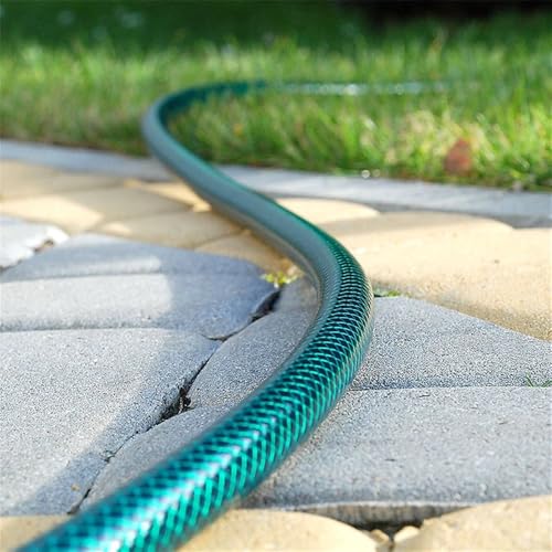 WESEN Garden Hose 5m/10m/15m/20m/30m/50m, 15m Garden Hose Pipe with Spray Nozzle and Fittings, 1/2" Diameter No Leaking&Kink Durable Water Hose for Garden/Gardening/Car/Washing (Green, 15M)