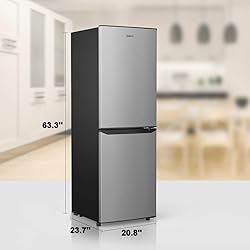 Galanz GLR74BS1E04 Retro Refrigerator with Bottom