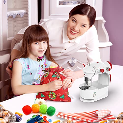 KPCB Kids Sewing Machine for Beginners with Finger Guard and Christmas