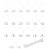 AQUANEAT 20 Pack Suction Cups with 40 Zip Ties for Aquarium Fish Tank Decoration Moss Shrimp Nest