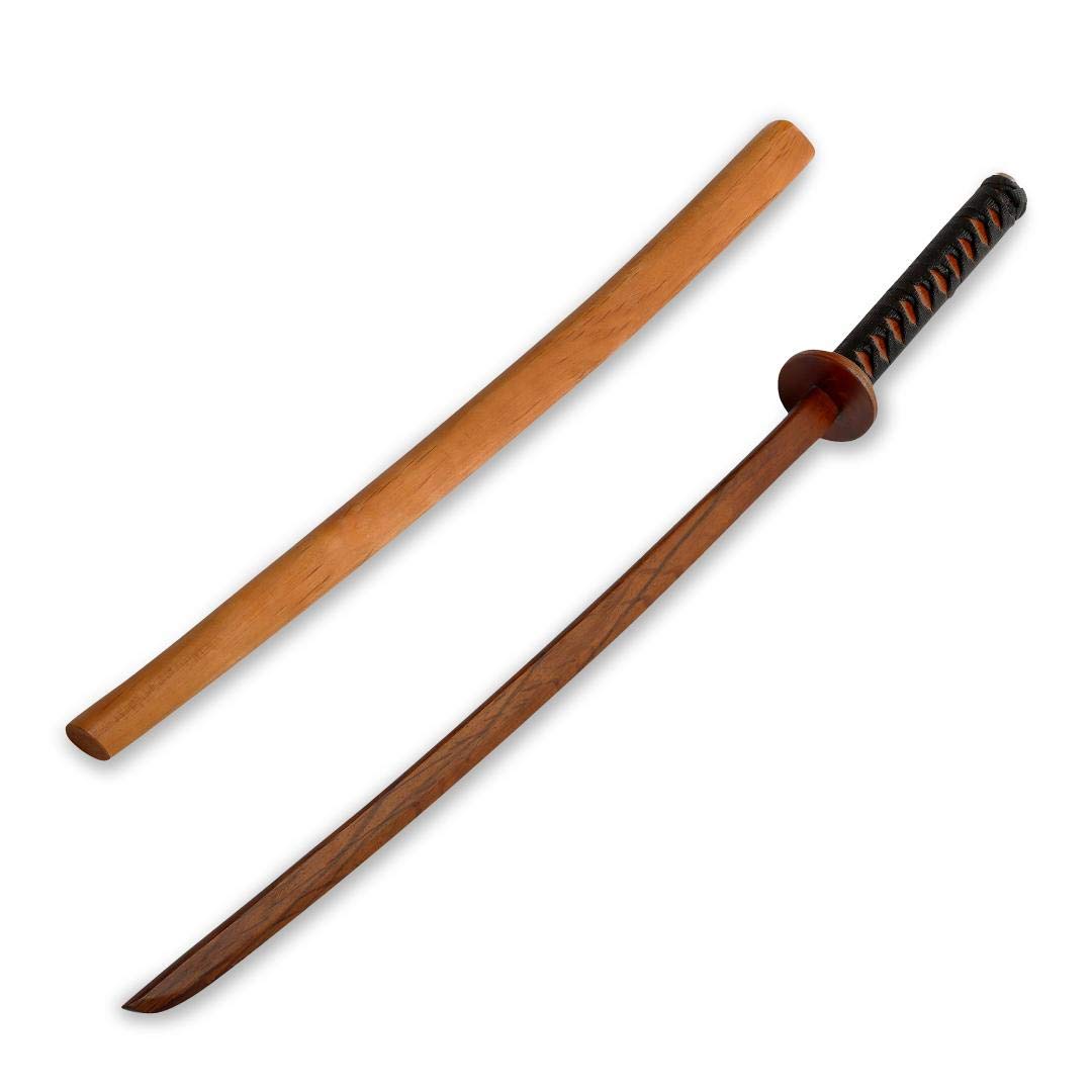 Children Wooden Roped Forms & Kata Bokken With Scabbard - Red Oak