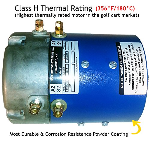 Golf Cart Motors Club Car Motors (Series) 170002000219 MPH 10 More Torque replaces