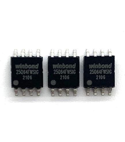 VGOL 2pcs Puces Mémoire Flash Série W25Q128JWSQ 128 Mbit Boîtier SOIC-8