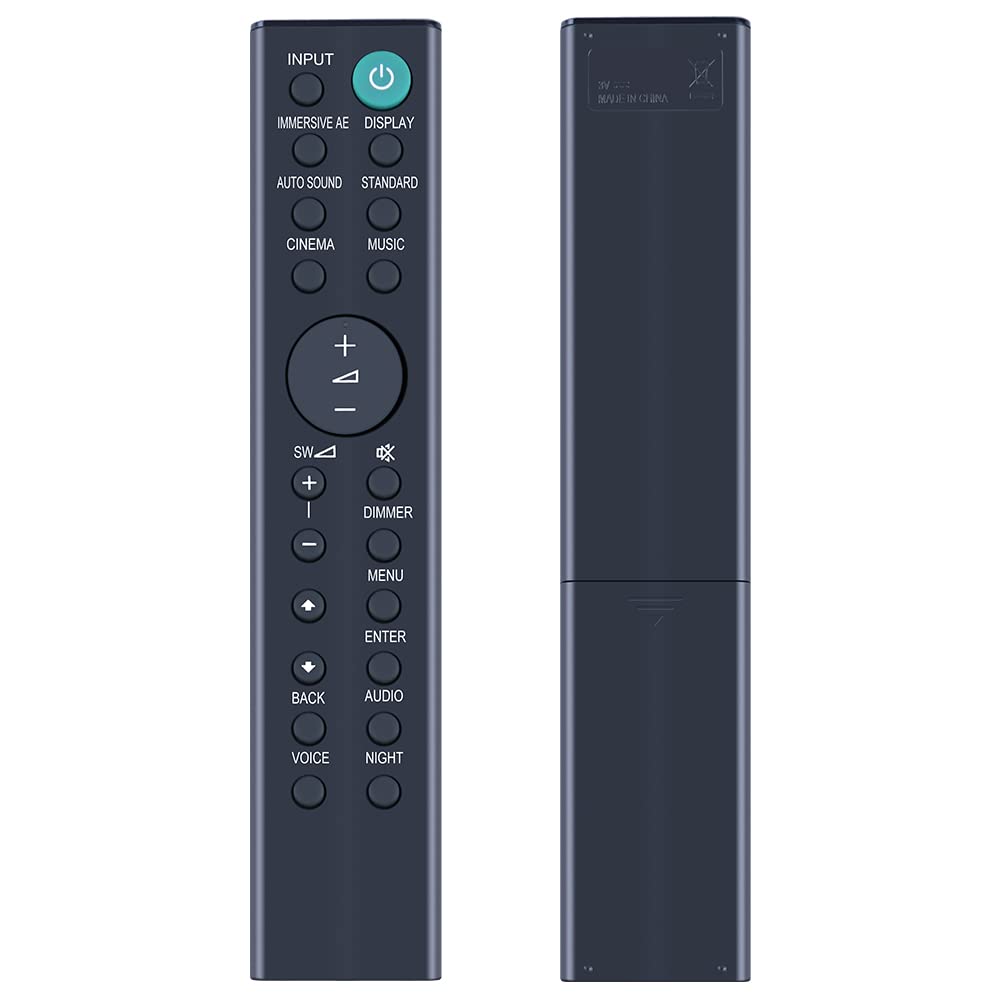 TCNOUMT RMT-AH507U Remote Control Replacement for Sony Sound Bar System HT-G700 SA-G700 SA-WG700 SAG700 HTG700 SAWG700