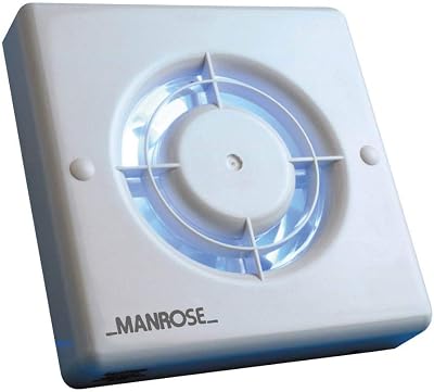 Manrose 4 Inch Timer Extraction Fan Wall or Ceiling Mounted