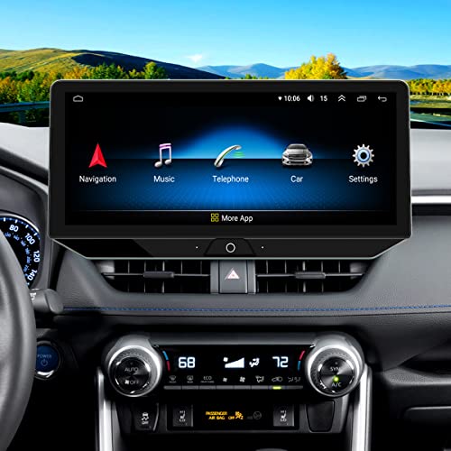 Radio for Toyota RAV4 Android Stereo 2019 2020 2021 2022 IPS 12.3inch Touch Screen 4G RAM 64G
