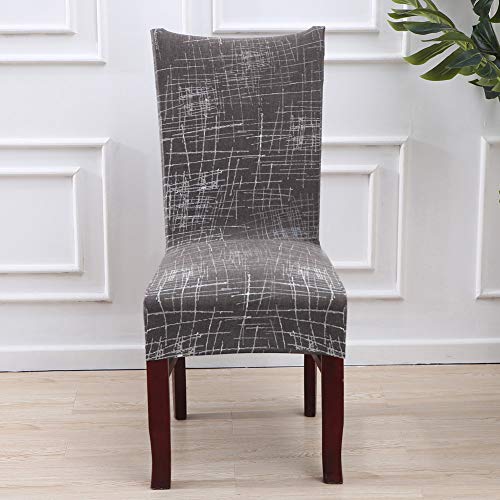 YISUN Stretch Dining Chair Covers Removable Washable Short Dining Chair