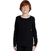 LAPASA Kids Merino Wool Base Layer Top Girls Boys Long Sleeve T-Shirt for Unisex 200g K13