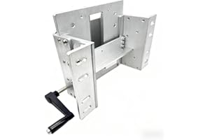 30HP Outboard Boat Jack Plate - Adjustable Manual, High-Grade Marine Aluminum YBATUWU