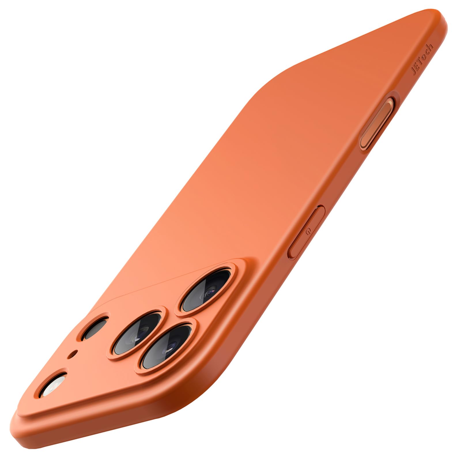 Photo 1 of JETech Slim Case for iPhone 17 Pro 6.3-Inch, Ultra-Thin Lightweight Minimalist Phone Cover with Camera Lens Protection, Matte Anti-Fingerprint Finish (Orange)
