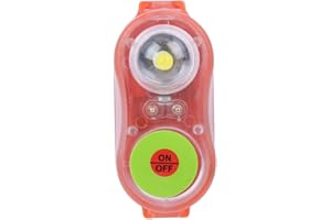 Life Jacket Strobe Light Overboard Vest, Strobe Light Water Activated Seawater Self Lighting High Beam Locator Emergency Long