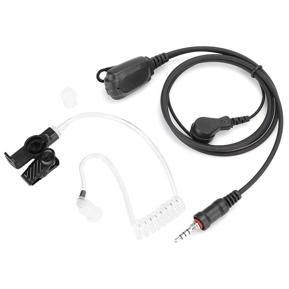 Topiky Walkie Talkie Earpiece,Waterproof in-Ear Acoustic Tube Earpiece Headset with Earmuff for IC-M33 M25 M34 Two Way Radios