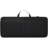 NUENSS-ROR Wireless Keyboard Mouse Sleeve Travel Case,for Logitech Mk345 Wireless Keyboard,Mouse Storage and Cable Storage Pouch,Soft Neoprene Dust and water resistant bag(Black)