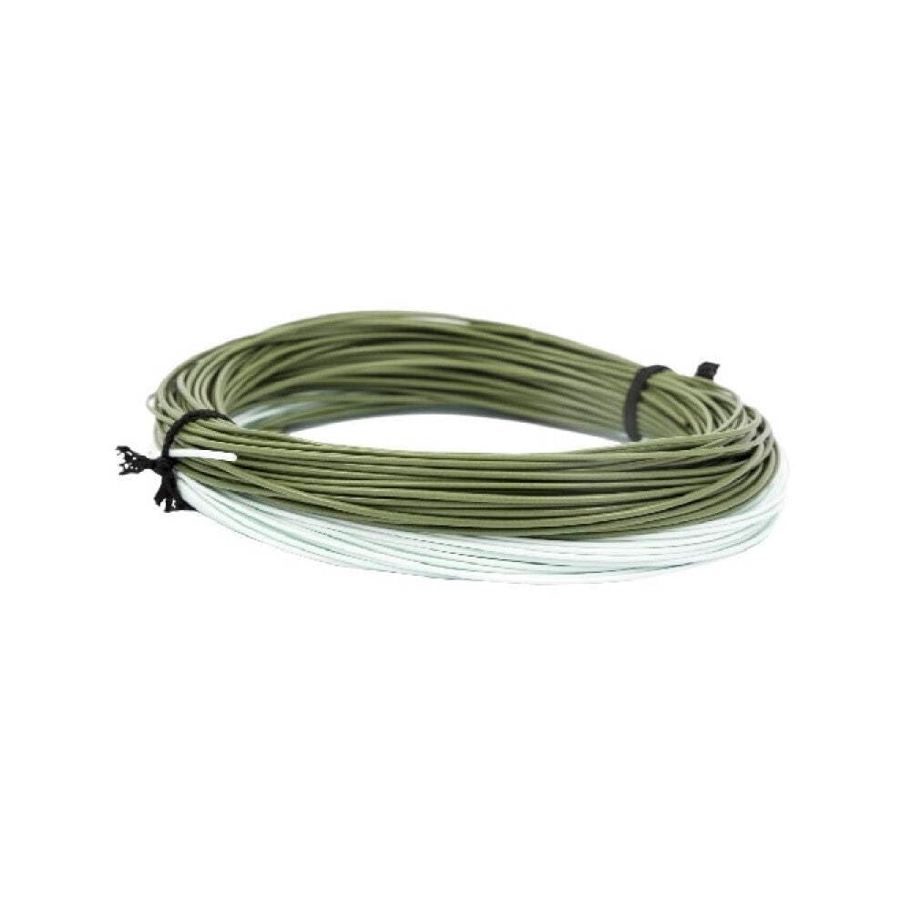 Snowbee XS Plus WFCD2#8 Countdown 2 Fly Line - Olive/Sky Blue, 120 ft
