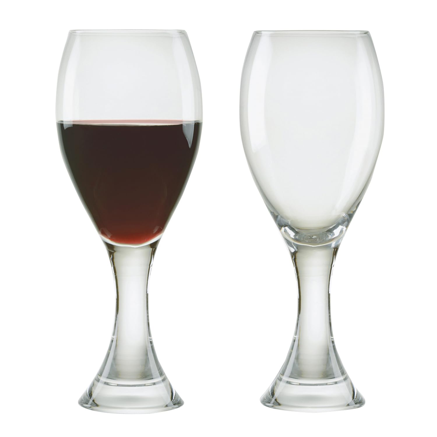 Anton Studio Designs Manhattan Handmade Wine Glasses Perfect for Red Wine, White Wine, Water, or Beverages - 450 ml - Clear - Set of 2 Elegant Wine Glasses — image 1