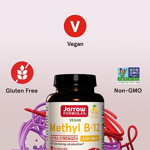 Jarrow Formulas Extra Strength Methyl B12 1000 mcg Dietary