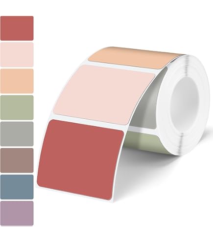 Thermal Paper Labels Roll 2000 Count Self Adhesive Stickers - Temu