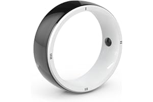 JAKCOM R5 Smart Ring New Intelligent Wearable RFID Device Build-in 13.56mhz 125khz 6 RFID Cards & 128GB Wireless Disk Sharing & 2 Health Stones & Many NFC Functions for iPhone Android (M)
