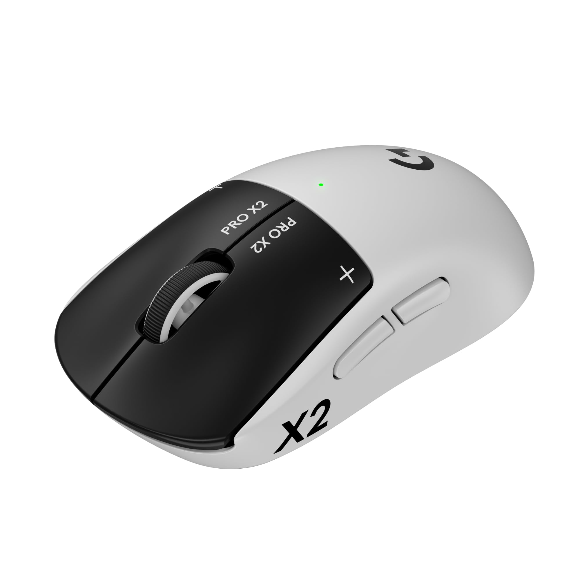 Photo 1 of Logitech PRO X2 SUPERSTRIKE Lightspeed Wireless Gaming Mouse, Ultra-Fast Performance, Ultra Lightweight (61 g), Customizable Click Haptics, USB-C Charging, for PC/Mac/Laptop - White