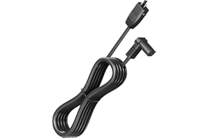 LONNKY 6.6 ft Extension Power Cord for Recliner Chair Lazboy Okin Limoss Pride Golden, 2 Pin L-Shape Extension Power Cable Cord for Lift Chair, Recliner Sofa, Replacement Cable for Most Recliner Chair