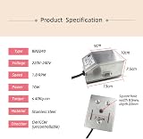 CHANCS 220V 10W 1.8RPM Stainless Steel Rotisserie Motor for BBQ Grill Family view 6