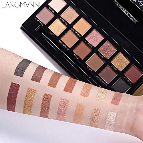 Fashion Matte Eyeshadow Palette Nude eye Makeup Glitter Pigment Smoky Eye Shadow Powder Waterproof Cosmetic