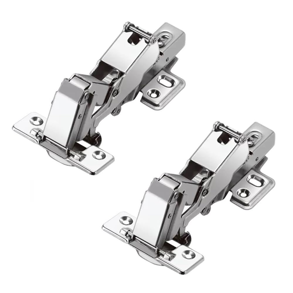 anchak Set of 2 165 to 175 Degree Pot Hinge Corner Stop Rustproof Cabinet Hinge Automatic Closing Automatic Hinge Damping Hinges for Kitchen Cupboard Wardrobe Cabinet Door Furniture
