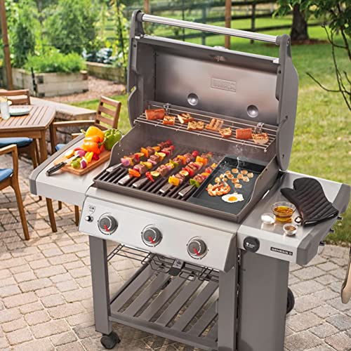 Weber Griddle Insert Barbecue Gas 7599 Cast Iron Griddle For Weber