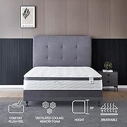 Queen Size Mattress - 10 Inch Cool Memory Foam