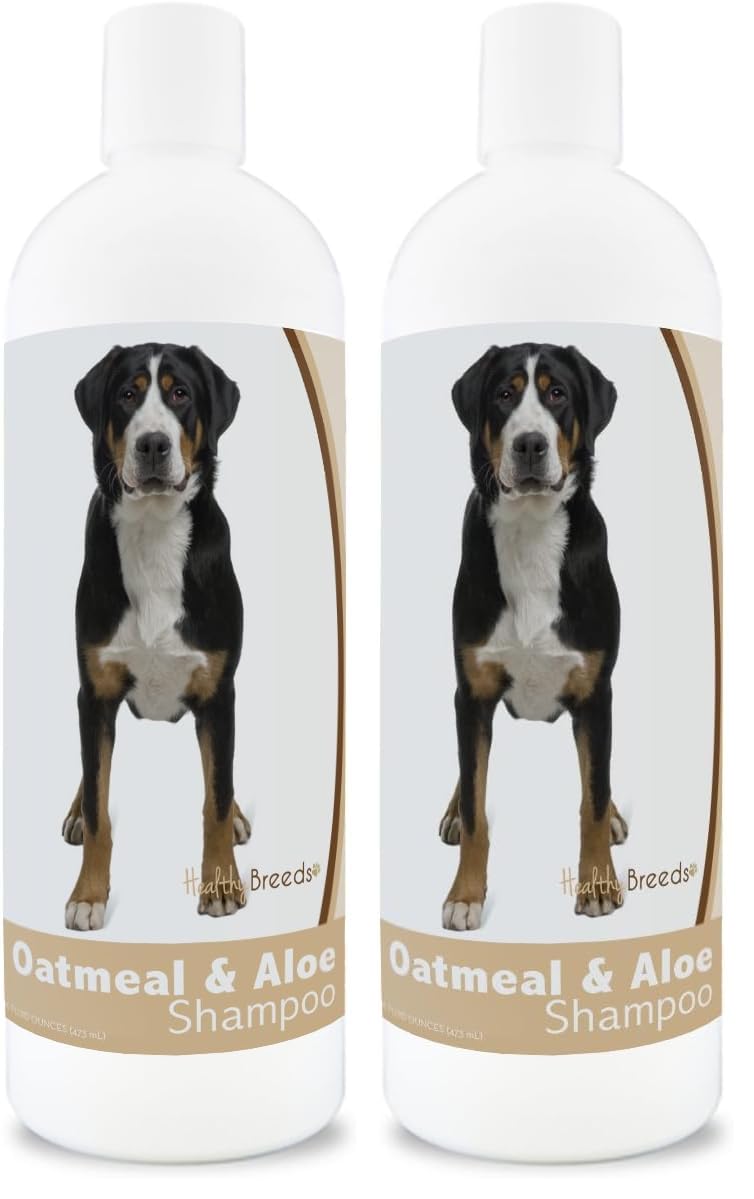 Healthy Breeds Greater Swiss Mountain Dog Oatmeal Shampoo with Aloe 16 oz (Pack of 2) Image