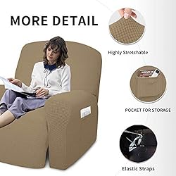 Easy-Going 4 Pieces Oversized Recliner Stretch Sofa