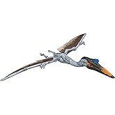 Jurassic World Dominion Massive Action Quetzalcoatlus Dinosaur Action Figure with Attack Movement, Toy Gift with Physical and