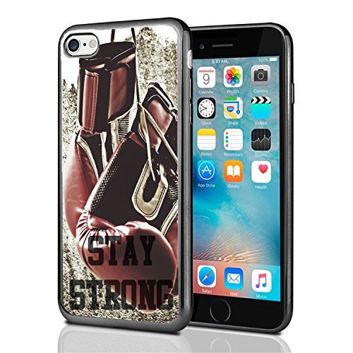 Stay Strong Boxing Gloves for iPhone 7 (2016) & iPhone 8 (2017) Case Cover by Atomic Market